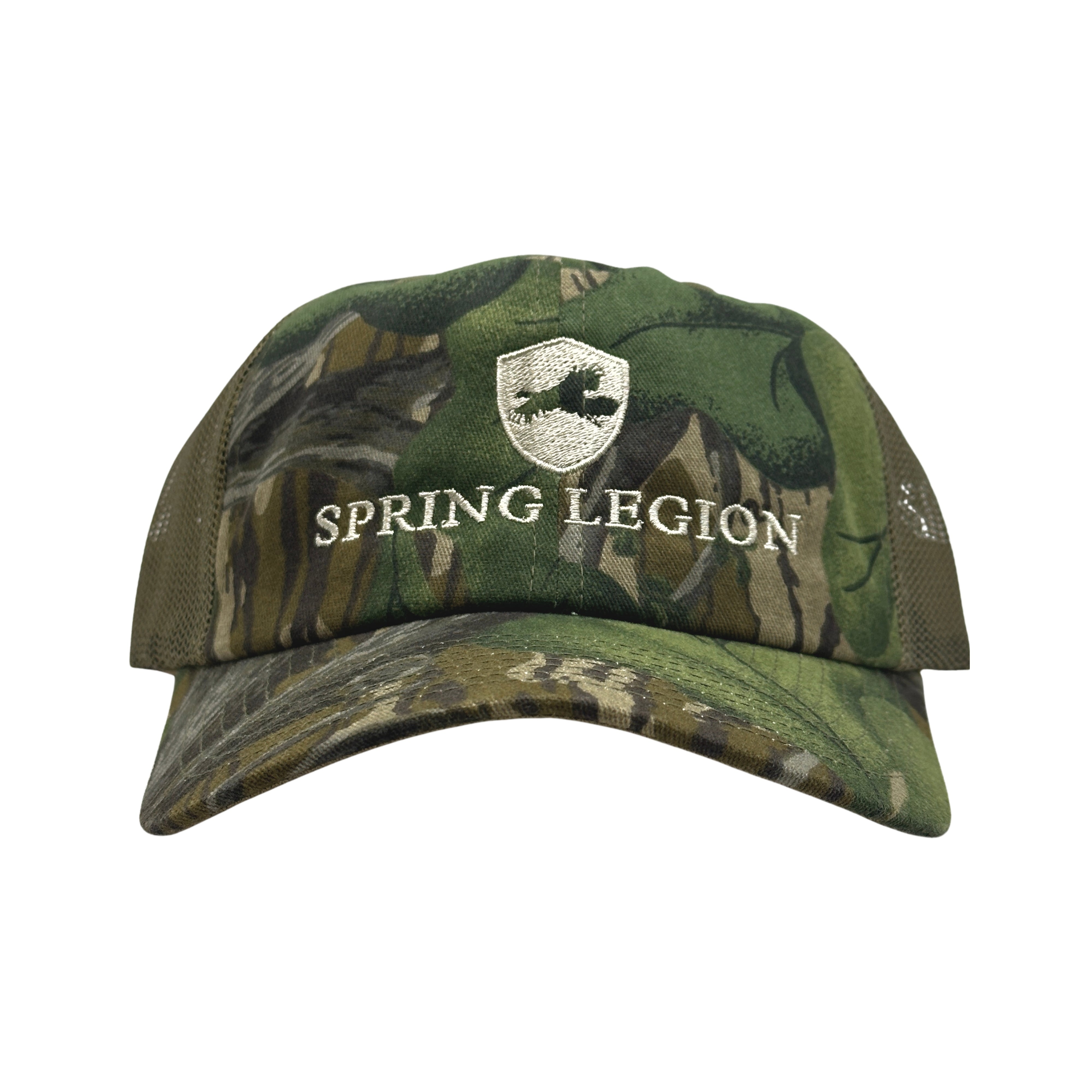 Spring Legion Unstructured Meshback Hat - Mossy Oak Full Foliage