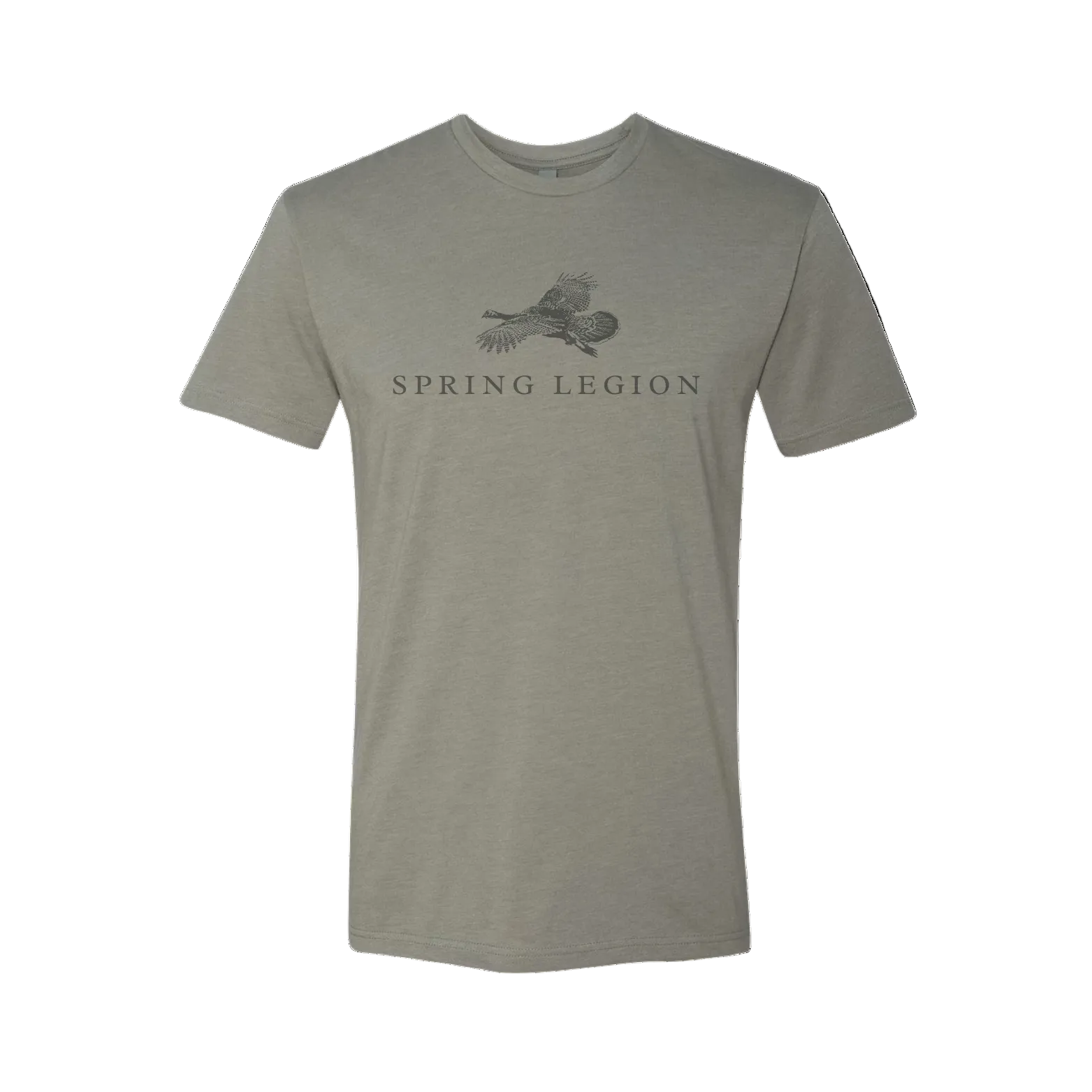Throwback Logo Triblend Tee - Light Olive