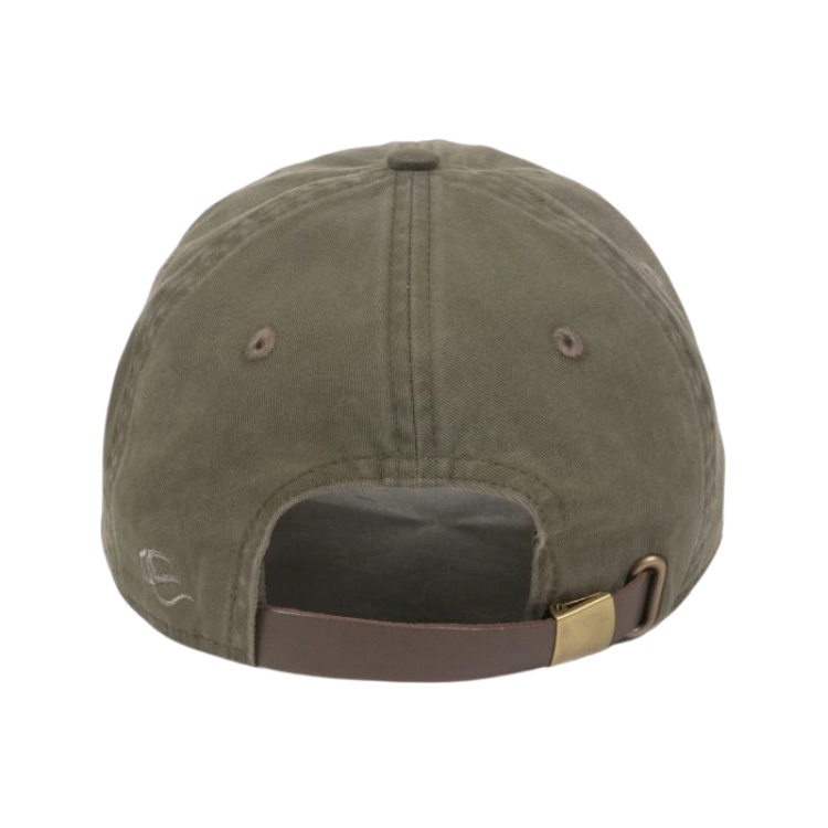 Olive Twill Leather Strap Hat Spring Legion