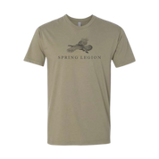 Throwback Flying Turkey CVC Tee - Light Olive