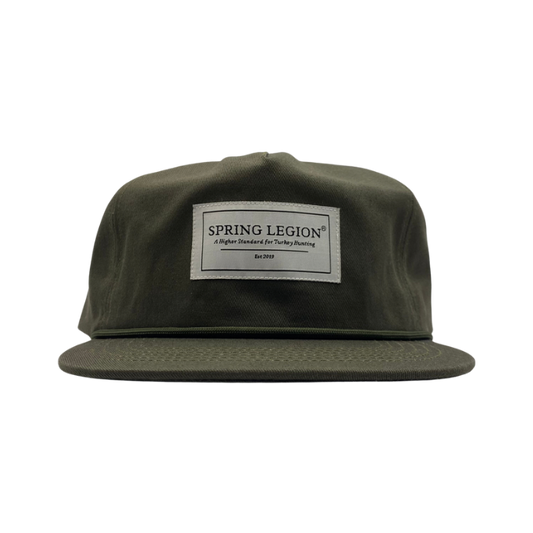 White Label Collection Rope Hat - Olive